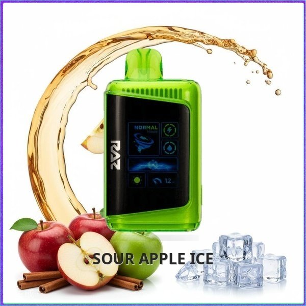 Raz DC25000 - Sour apple ice