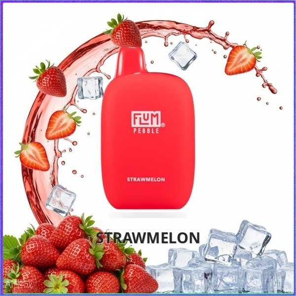 FLUM_Strawmelon Flum Pebble - Berrymelon Icy