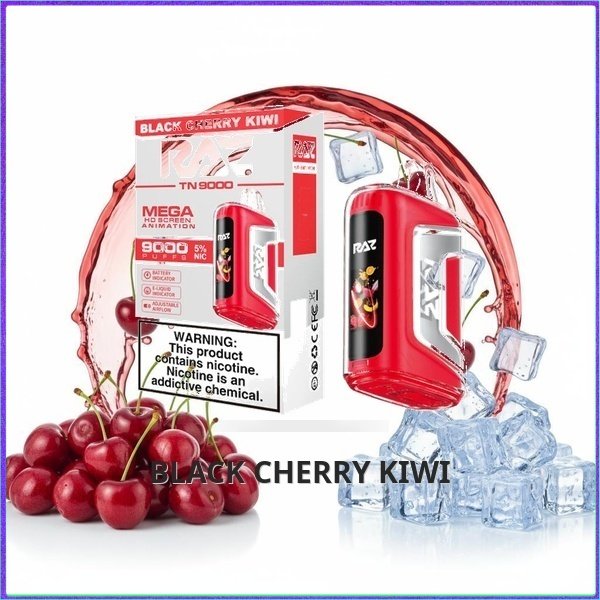 TN9000_Black_Cherry_Kiwi Raz TN9000 - Black Cherry Kiwi