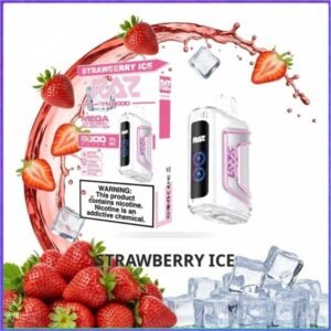 TN9000_Strawberry_Ice Raz TN9000 - Strawberry Ice