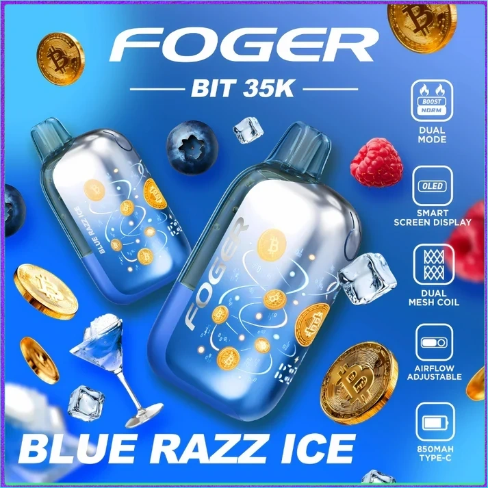 Blue Razz Ice – Foger Bit 35K Puffs
