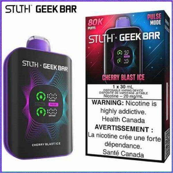 Cherry Classic Ice 80K Disposable by STLTH x Geek Bar