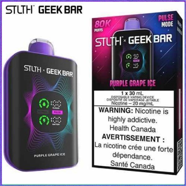 Peach Berry Ice 80K Disposable by STLTH x Geek Bar
