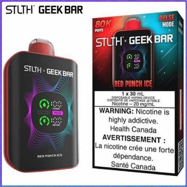 red-punch-ice-stllth-x-geek-bar-jcv Red Punch Ice 80K Disposable by STLTH x Geek Bar