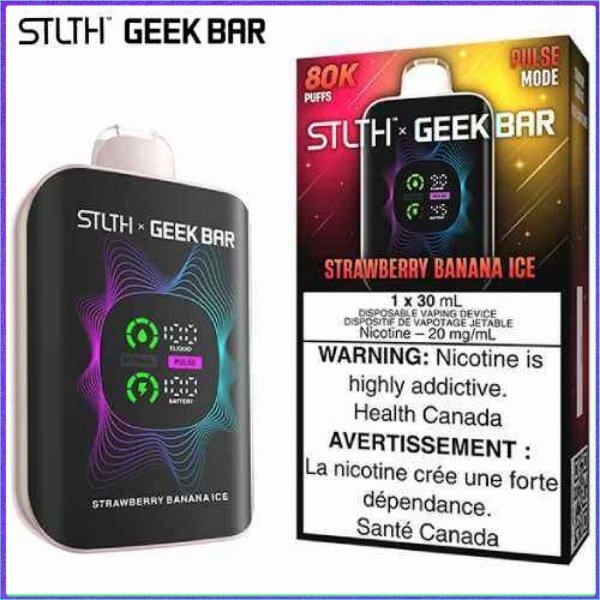 strawberry-banana-ice-stllth-x-geek-bar-jcv Strawberry Banana Ice 80K Disposable by STLTH x Geek Bar