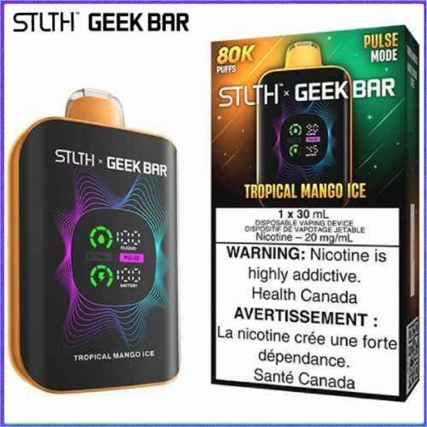 tropical-mango-ice-stllth-x-geek-bar-jcv Tropical Mango Ice 80K Disposable by STLTH x Geek Bar