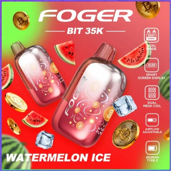 watermelon-ice-foger-bit-35k-cover Watermelon Ice – Foger Bit 35K Puffs