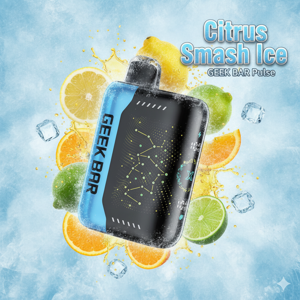 Citrus Smash Ice Geek Bar Flavours: The Ultimate Pulse X 25K Review